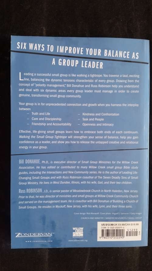 Walking the Small Group Tightrope (Soft Cover)